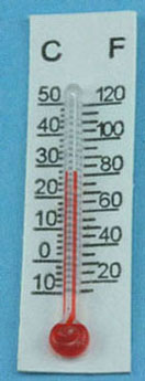 Dollhouse Miniature Thermometer 25Mm